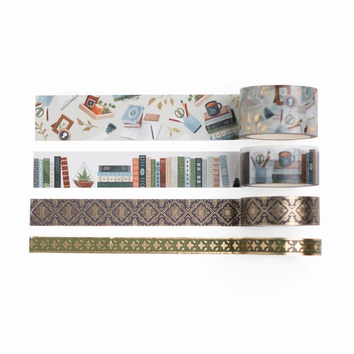 Washi tape - 4 - pack - Storybook - 1 - Archer & Olive - Tidformera