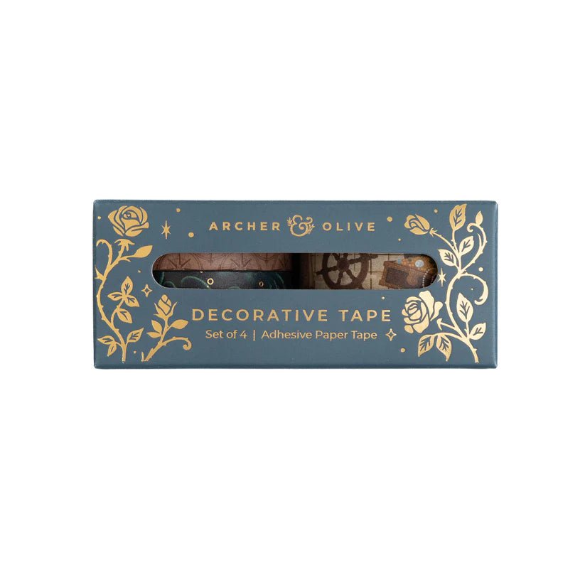Washi tape - 4 - pack - Treasure Map - 4 - Archer & Olive - Tidformera