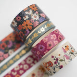 Washi tape - 4 - pack - Wildflowers - 4 - Archer & Olive - Tidformera