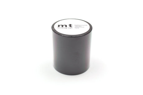 Washi Tape - 5 cm - Matte Black - 2 - MT masking tape - Tidformera