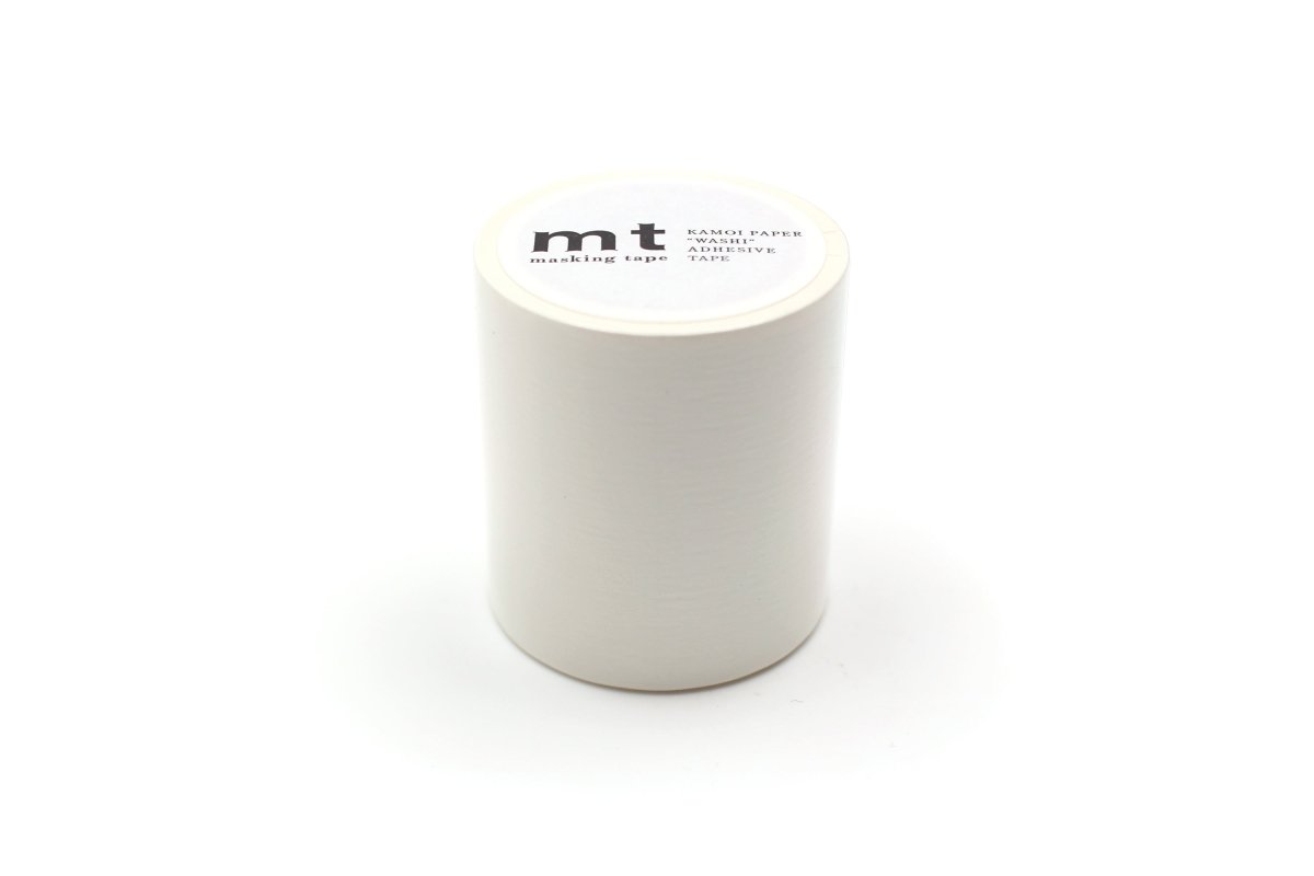 Washi Tape - 5 cm - Matte white från MT masking tape - Vit washi tape - Tidformera