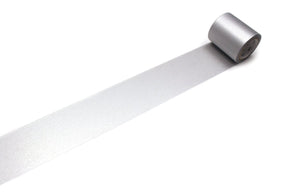 Washi Tape - 5 cm - Silver från MT masking tape - Utrullad bred silverfärgad washi tape - Tidformera