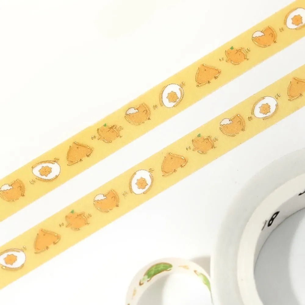 Washi Tape 5 mm - Running Chick - 2 - BGM - Tidformera