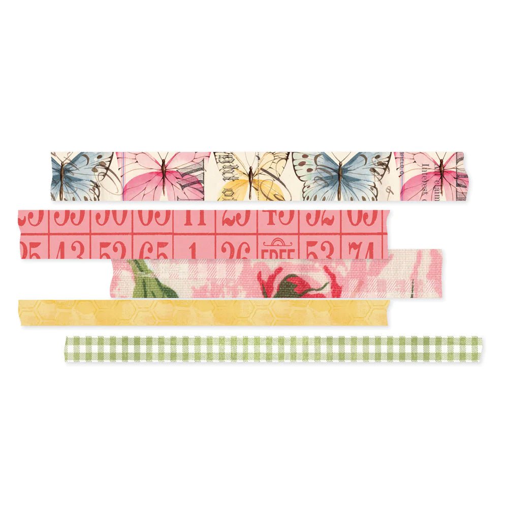 Washi Tape 5-pack - Simple Vintage Spring garden - Simple Stories - Tidformera