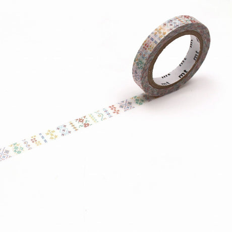 Washi Tape 7 mm - Embroidery line - MT masking tape - Tidformera