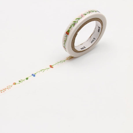 Washi Tape 7 mm - Flower line - MT masking tape - Tidformera