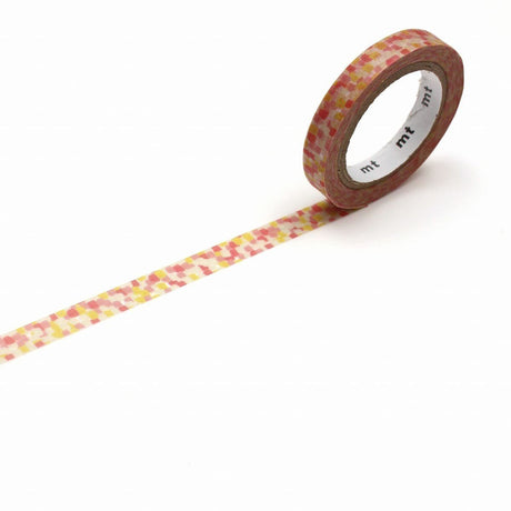 Washi Tape 7 mm - Overlapping watercolors - 1 - MT masking tape - Tidformera