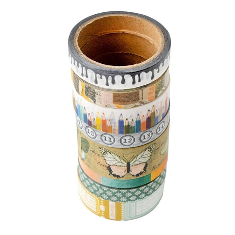 Washi tape 8-pack Vicki Boutin - Discover create - American Crafts - Tidformera