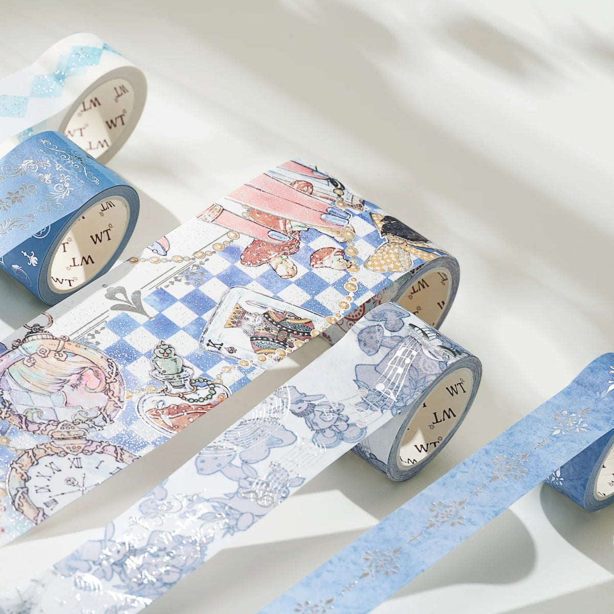 Washi tape Alice in Wonderland 5 - pack - 4 - Washi Tape Shop - Tidformera