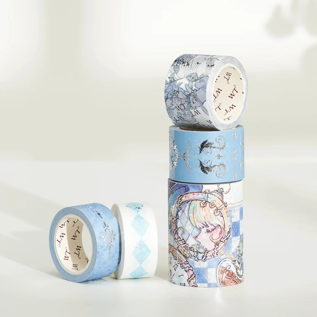 Washi tape Alice in Wonderland 5 - pack - Washi Tape Shop - Tidformera