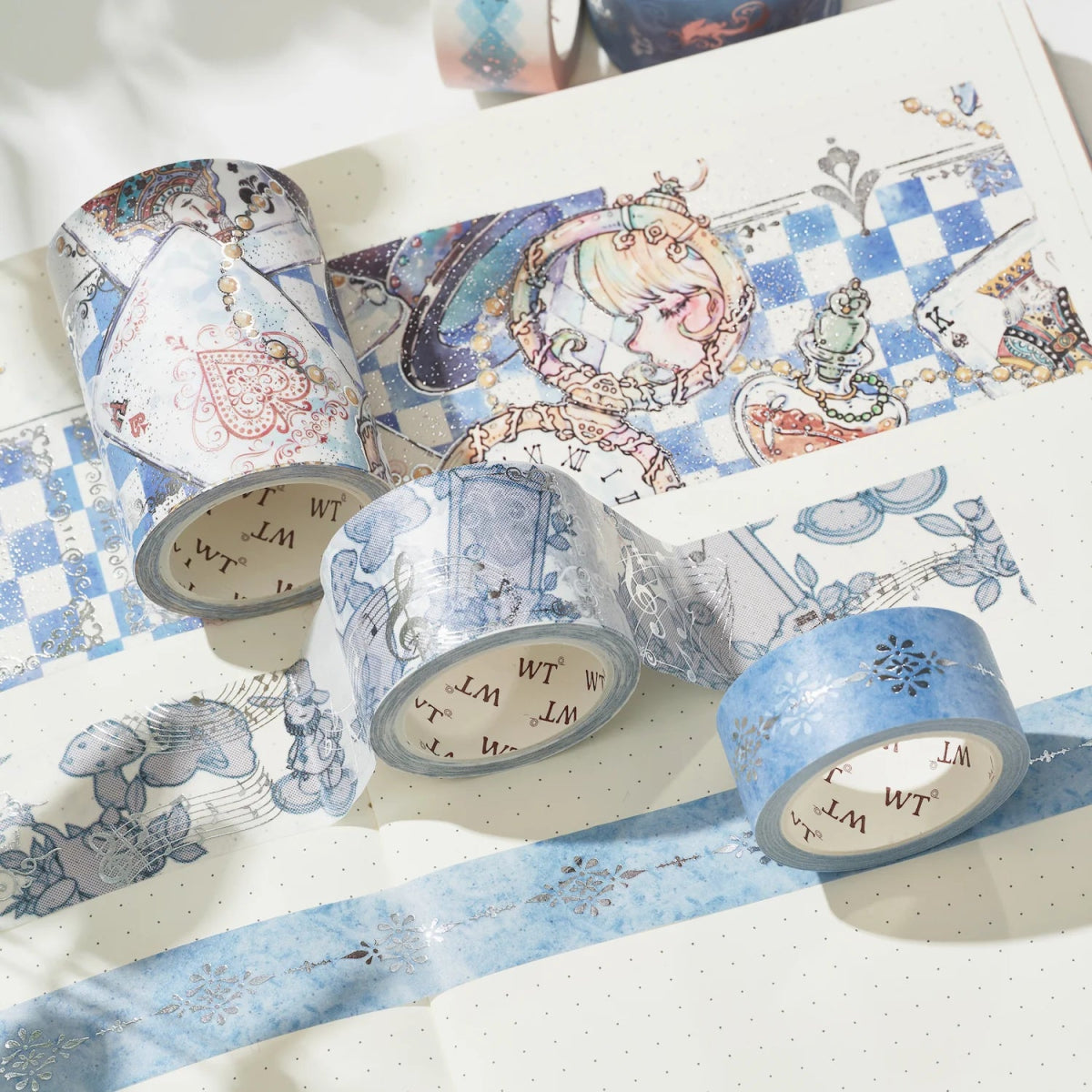 Washi tape Alice in Wonderland 5 - pack - Washi Tape Shop - Tidformera