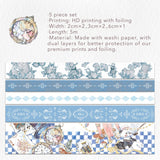 Washi tape Alice in Wonderland 5 - pack - 17 - Washi Tape Shop - Tidformera