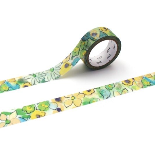 Washi Tape Artist Series - 15 mm - Flower patterns - 1 - MT masking tape - Tidformera