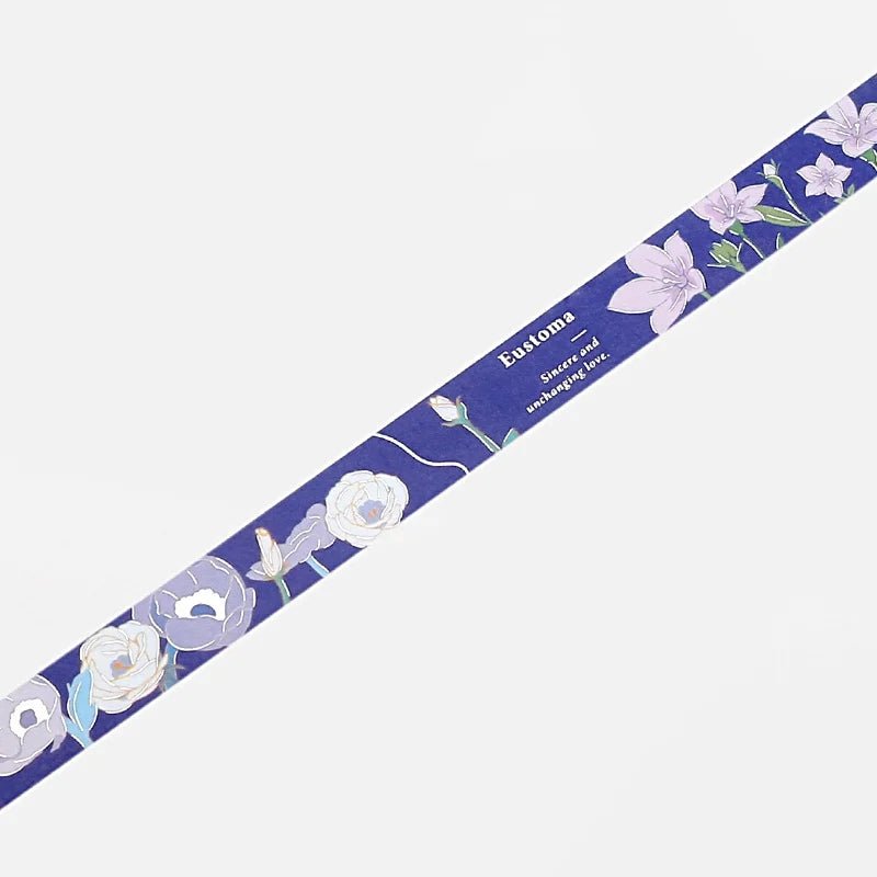 Washi Tape Blossom - Midnight - BGM - Tidformera