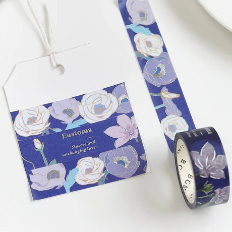 Washi Tape Blossom - Midnight - 2 - BGM - Tidformera