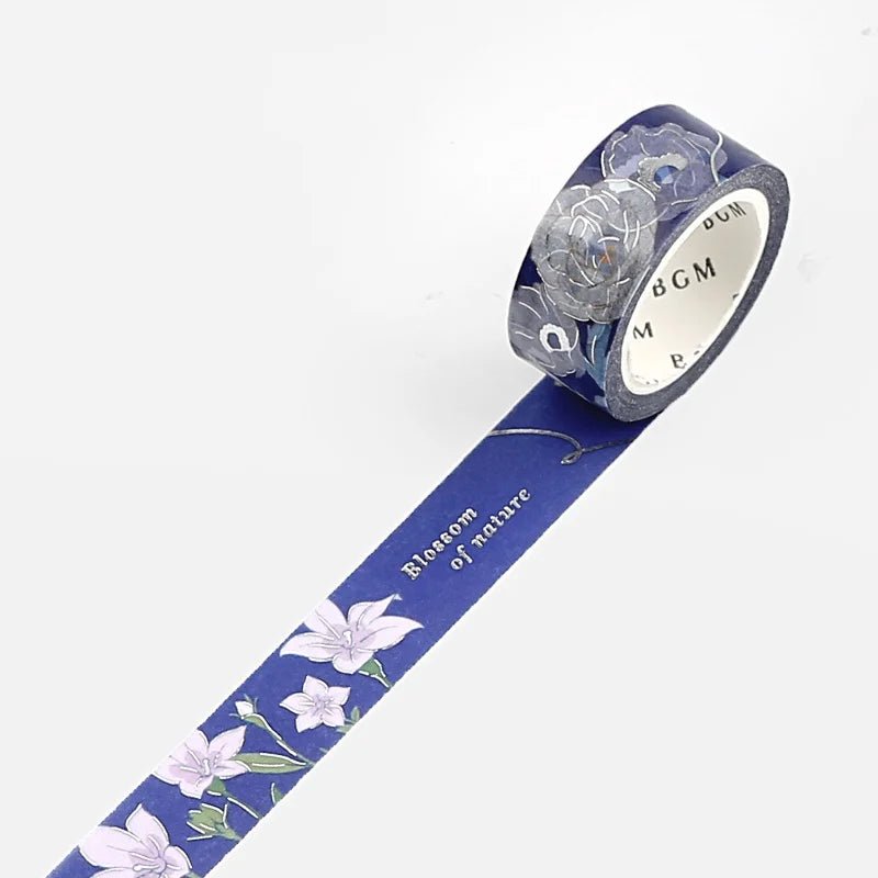 Washi Tape Blossom - Midnight - 3 - BGM - Tidformera