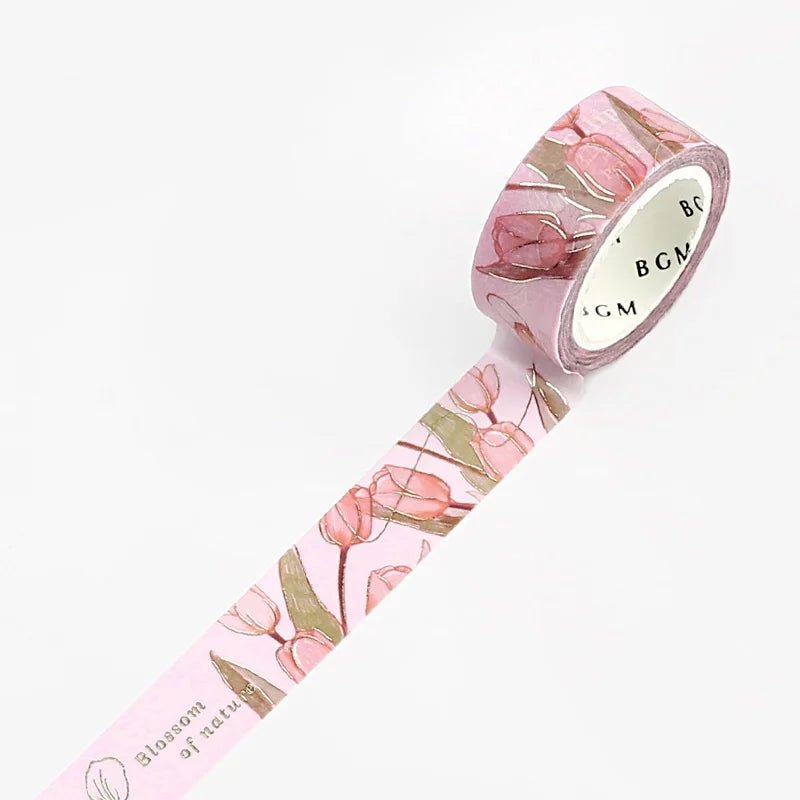 Washi Tape Blossom - Pink Almond - BGM - Tidformera