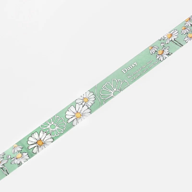 Washi Tape Blossom - Sky Green - 4 - BGM - Tidformera