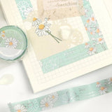 Washi Tape Blossom - Sky Green - 2 - BGM - Tidformera