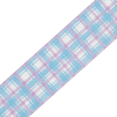 Washi tape Check - Blueberry - BGM - Tidformera