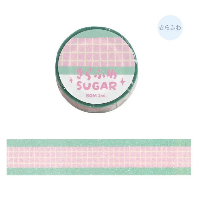 Washi tape Check - Strawberry Soda - BGM - Tidformera