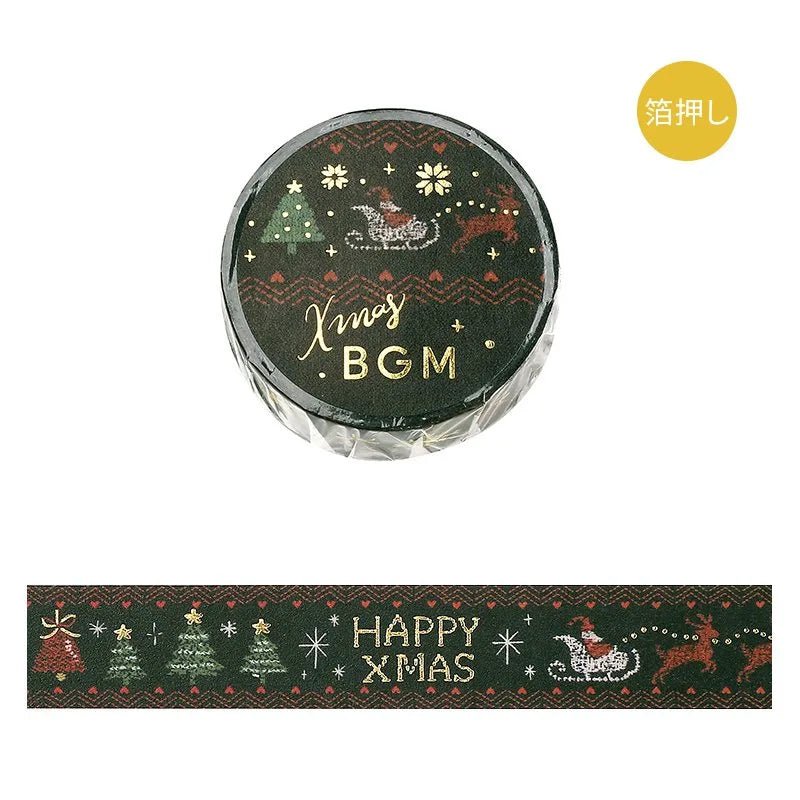 Washi Tape - Christmas Limited - Cross Stitch - BGM - Tidformera