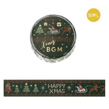 Washi Tape - Christmas Limited - Cross Stitch - BGM - Tidformera