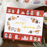 Washi Tape - Christmas Limited - Snowmen - 3 - BGM - Tidformera