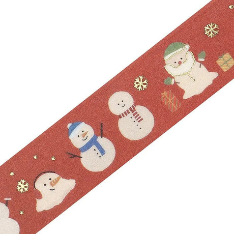 Washi Tape - Christmas Limited - Snowmen - 2 - BGM - Tidformera