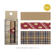 Washi tape Color Check 3 - pack - Caramel - 1 - BGM - Tidformera