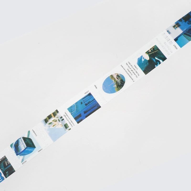 Washi tape Color city - Blue - BGM - Tidformera