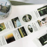 Washi tape Color city - Green - BGM - Tidformera