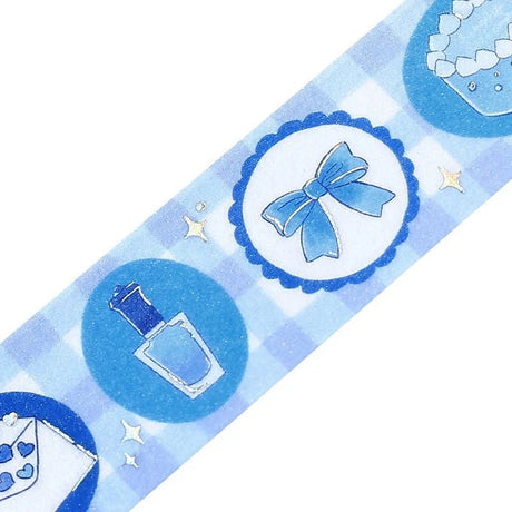 Washi Tape - Color Life - Blue - 2 - BGM - Tidformera