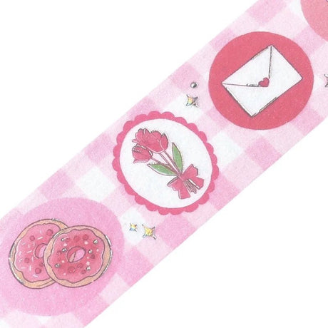 Washi Tape - Color Life - Pink - 2 - BGM - Tidformera