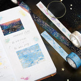 Washi Tape Constellation - Night Sky - BGM - Tidformera