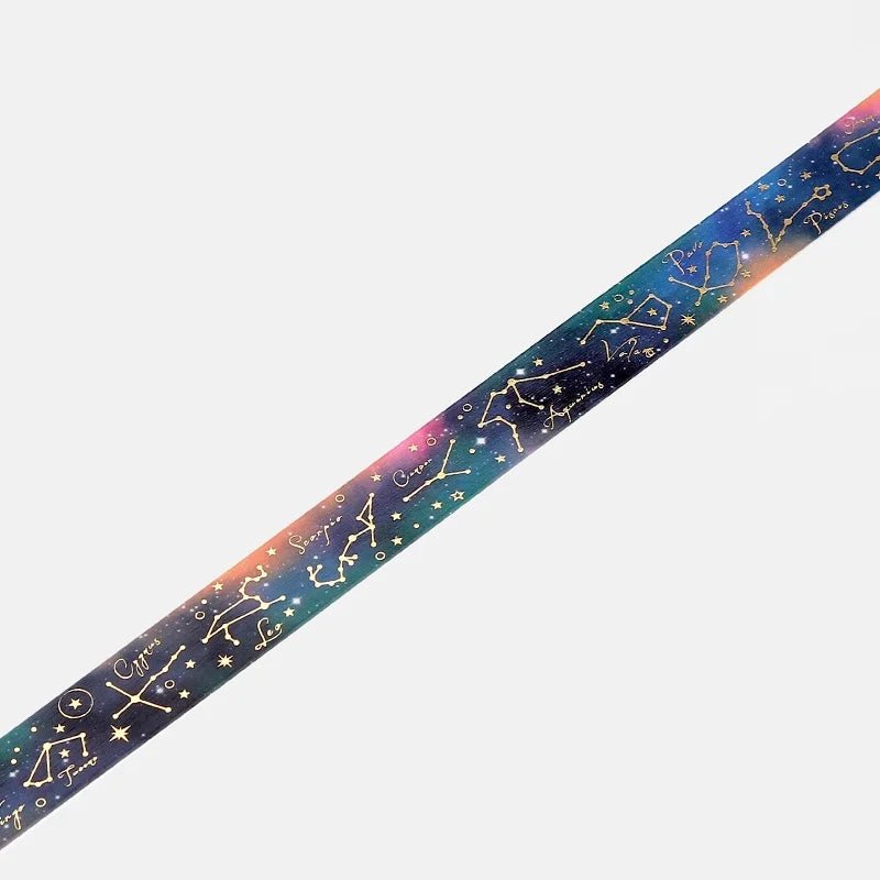 Washi Tape Constellation - Night Sky - BGM - Tidformera