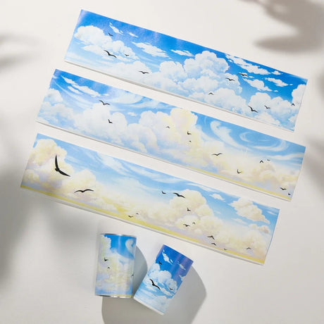 Washi Tape Country Azure - 70 mm - 4 - Washi Tape Shop - Tidformera