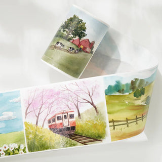 Washi tape Countryside Escapade - 66,5 mm - 1 - Washi Tape Shop - Tidformera