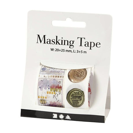 Washi tape Creotime - Sigill Landskapsmotiv - 2 - Creotime - Tidformera