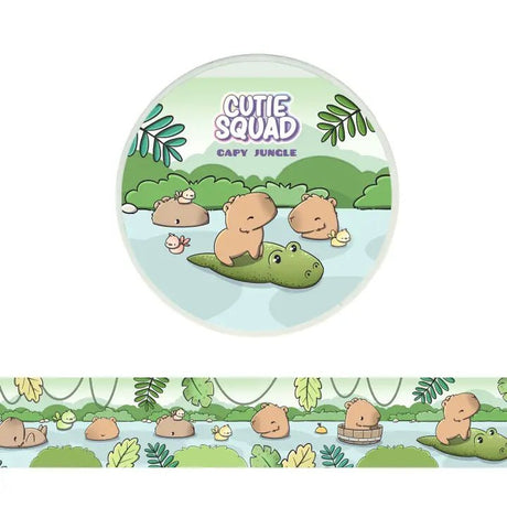 Washi tape CutieSquad - Capy jungle - 1 - CutieSquad - Tidformera