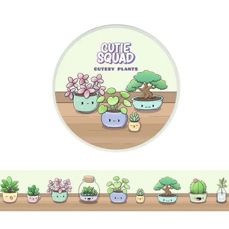 Washi tape CutieSquad - Cutesy plants - 1 - CutieSquad - Tidformera