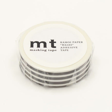 Washi Tape Deco Border - Black - MT masking tape - Tidformera