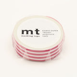 Washi Tape Deco Border - Framboise - 2 - MT masking tape - Tidformera