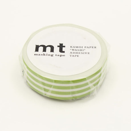 Washi Tape Deco Border - Kiwi - 2 - MT masking tape - Tidformera