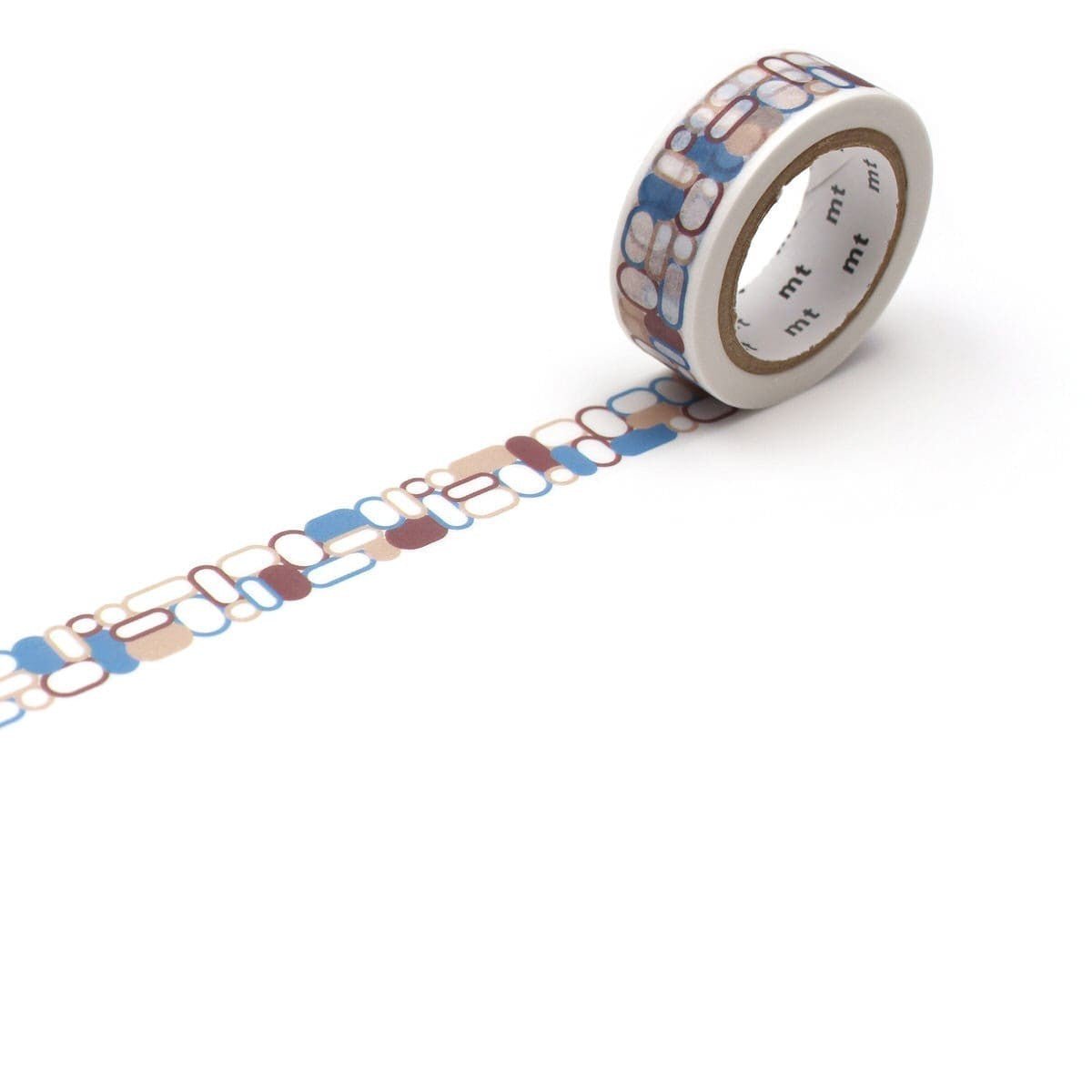 Washi Tape Deco Pattern Retro - Round corner - 1 - MT masking tape - Tidformera