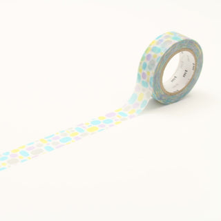 Washi Tape Deco Pool - Blue - 1 - MT masking tape - Tidformera