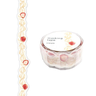 Washi Tape Die cut Cream - 1 - Mind Wave - Tidformera