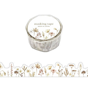 Washi Tape Die cut - Flower Brown - 1 - Mind Wave - Tidformera
