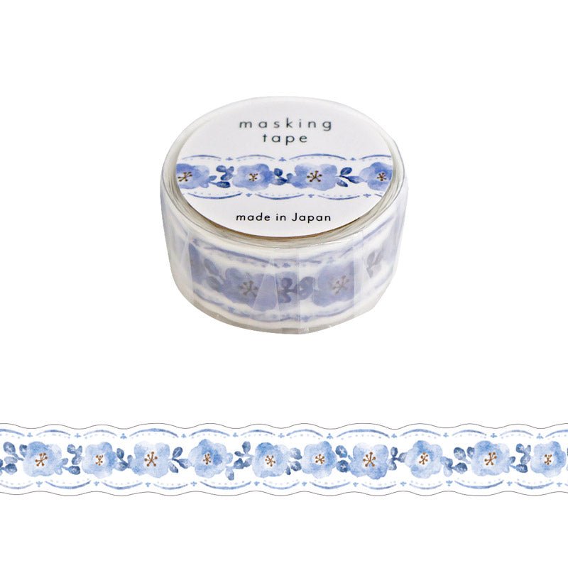 Washi Tape Die cut Flower - 1 - Mind Wave - Tidformera