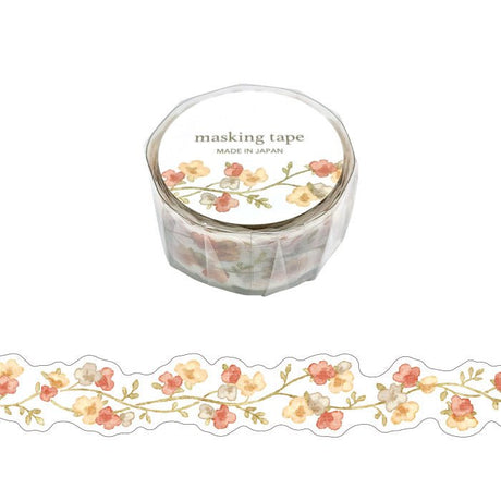 Washi Tape Die cut - Flower Orange - 1 - Mind Wave - Tidformera